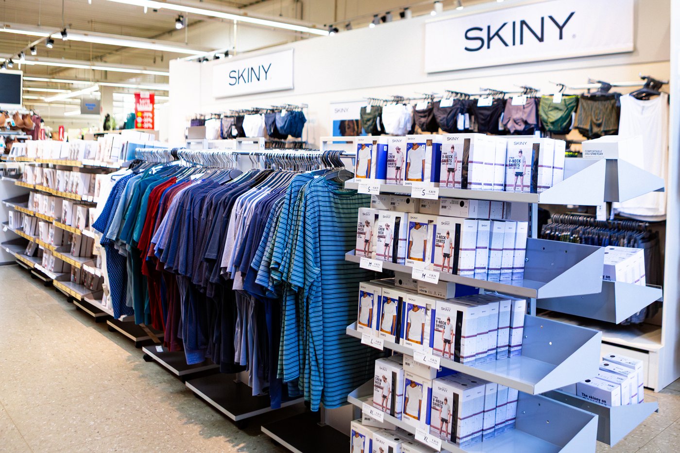 Macro Wäscheabteilung