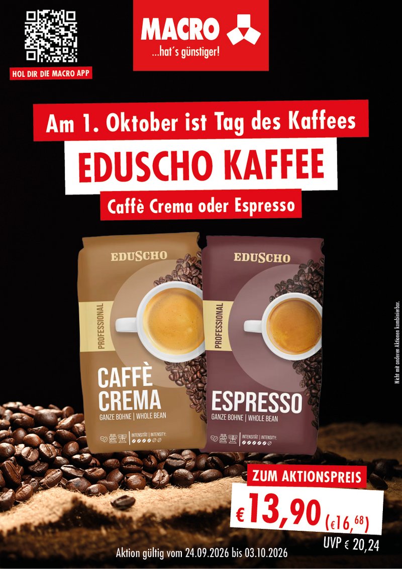 Kaffee zum Aktionspreis