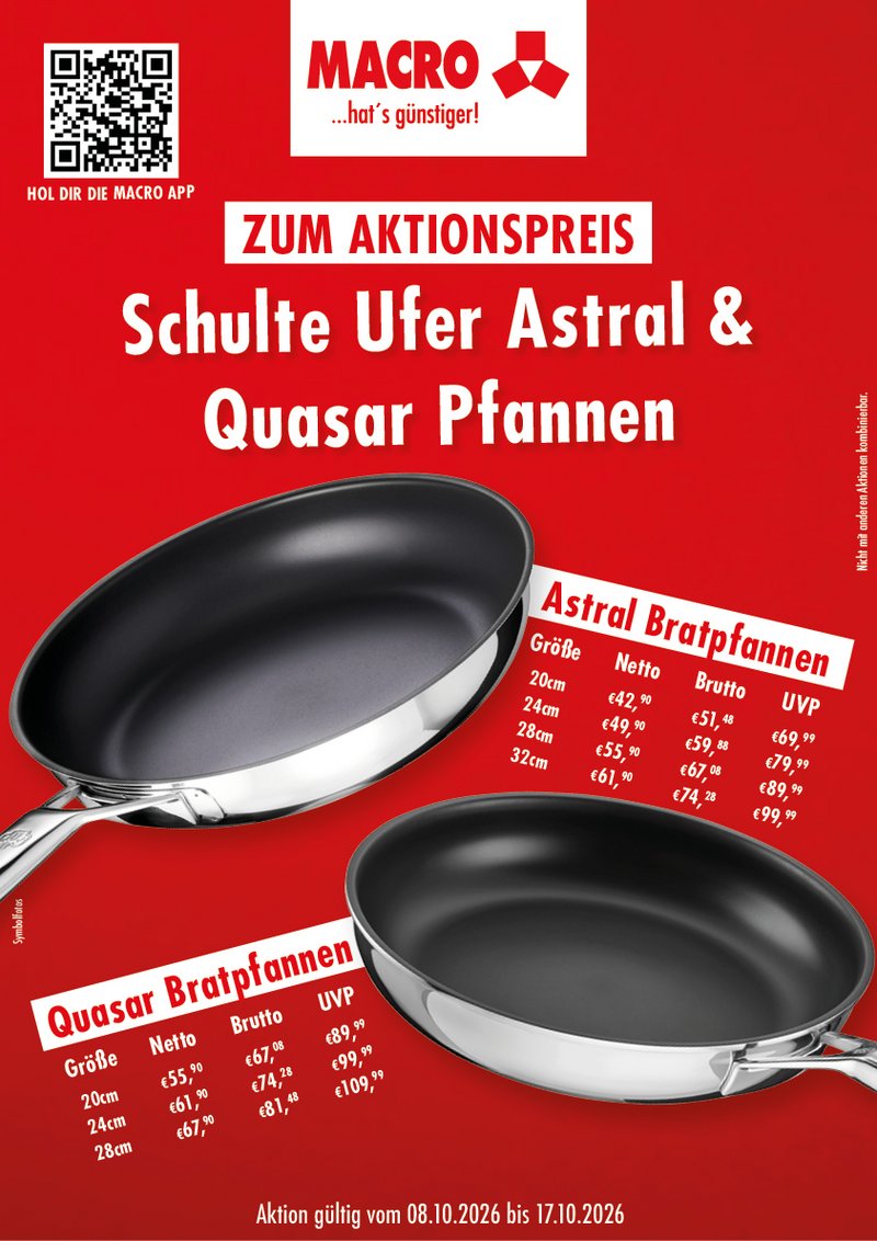 Schulte Ufer Astral und Quasar - jetzt zum Aktionspreis!